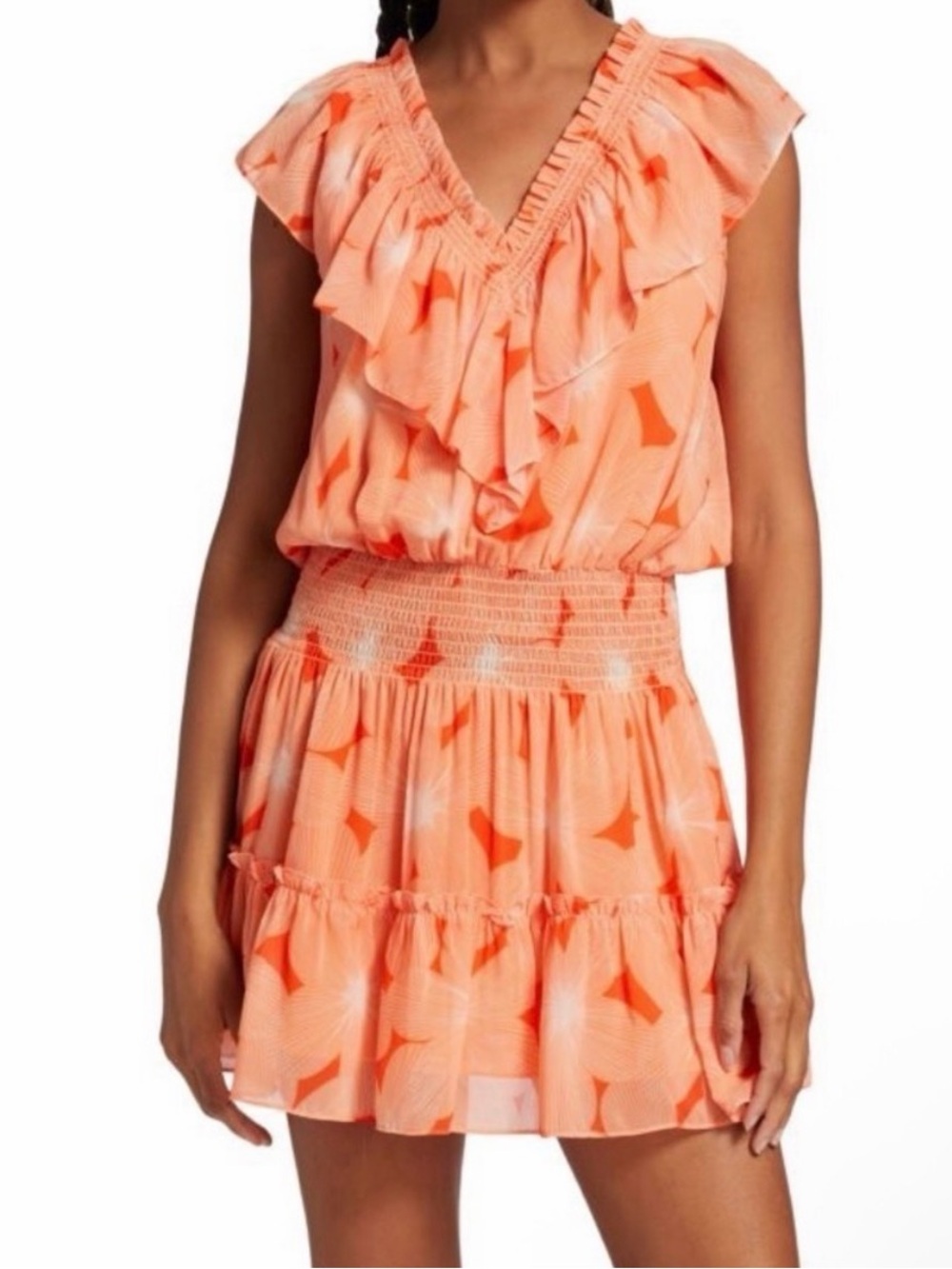 RAMY BROOK Coral Danica Mini Dress Size Small